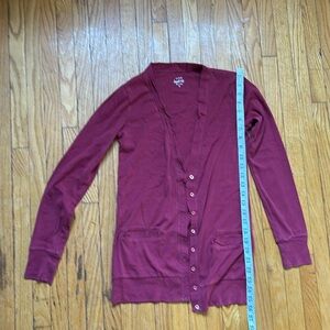 J crew cotton lightweight cardigan S